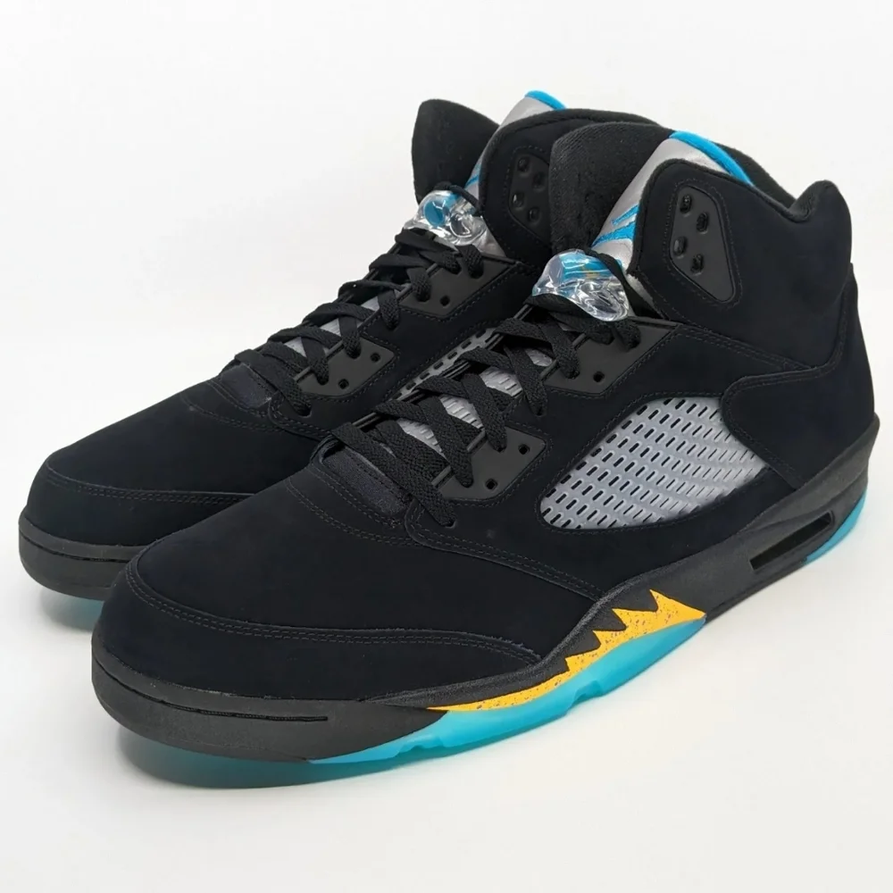 Air Jordan 5 V Retro Mid Aqua Blue Men's Sz 18 DD0587-047 New Nike AJ5